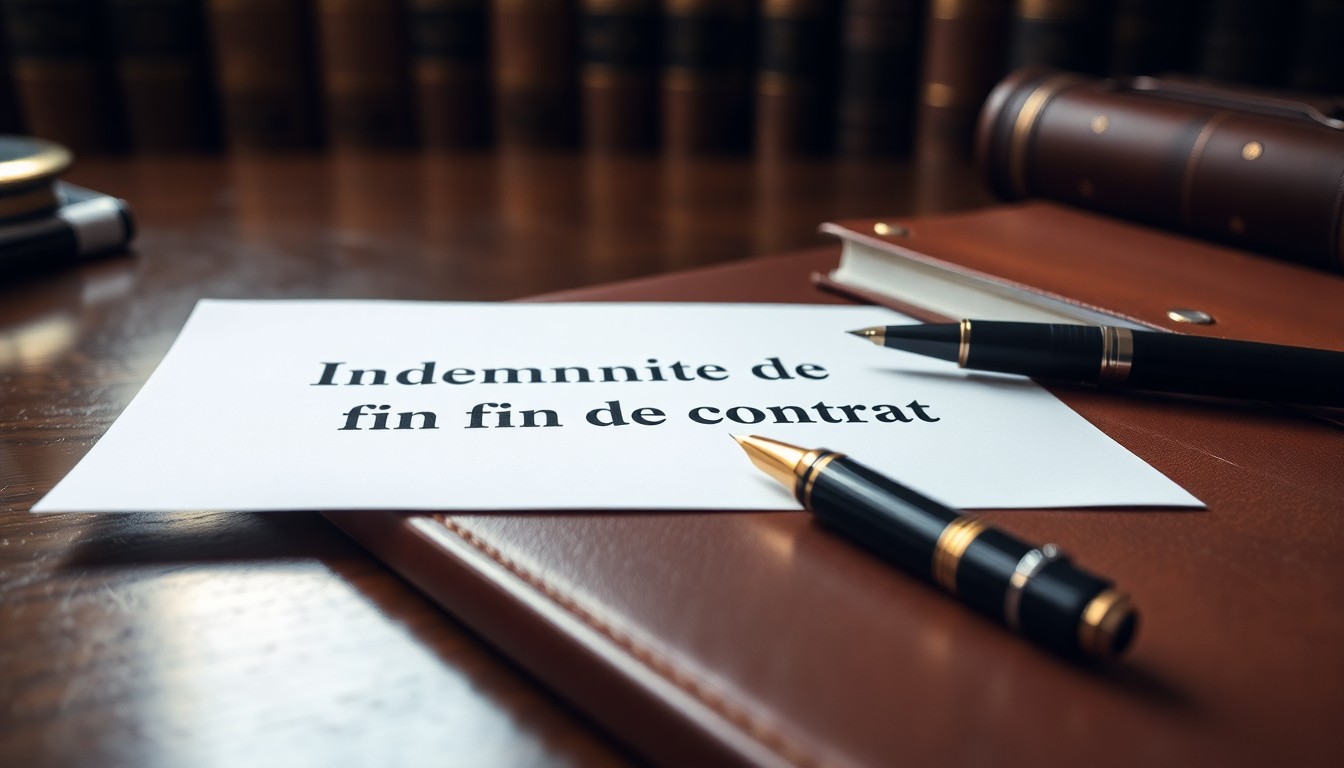 Indemnité fin de contrat cdd calcul aspects juridiques à connaître